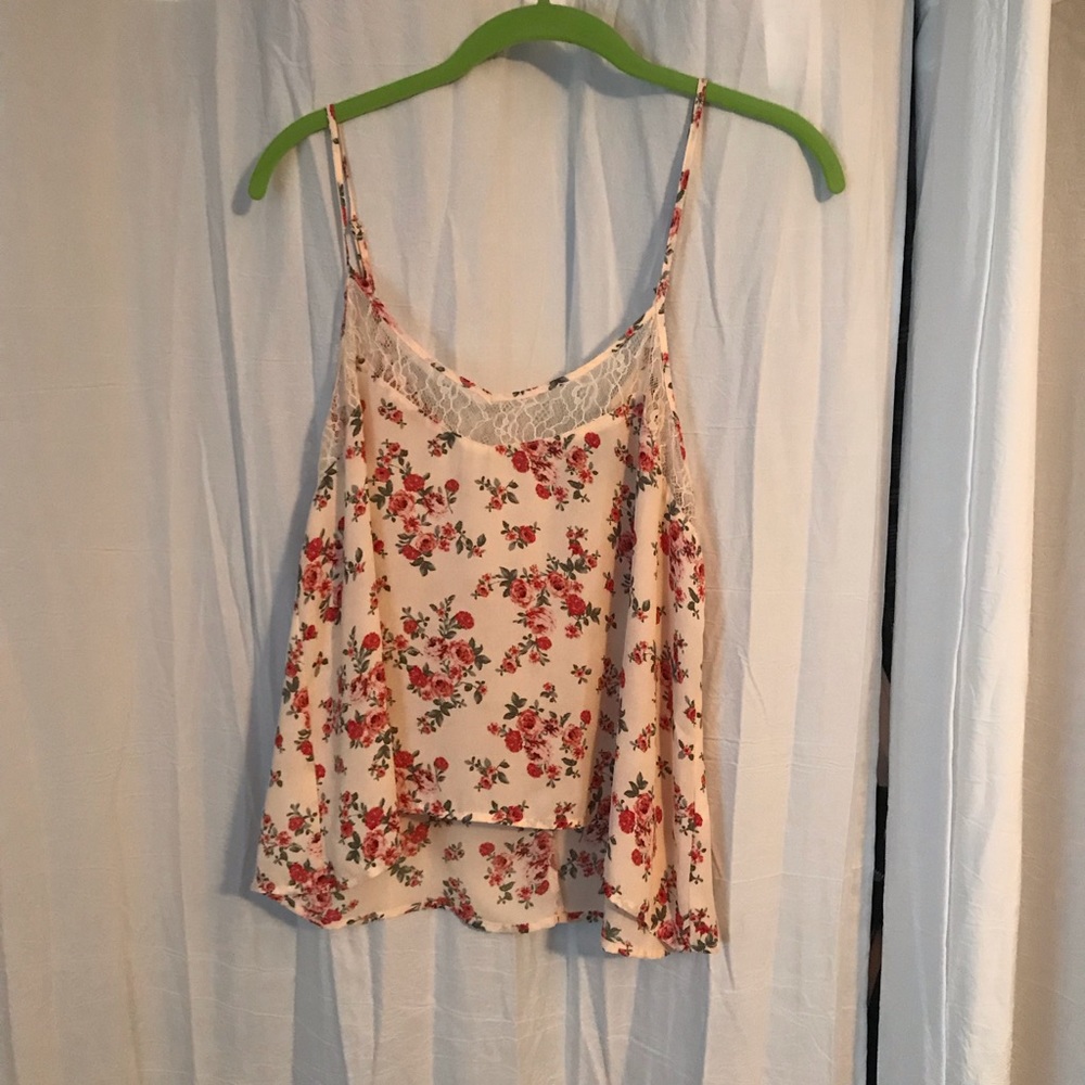 floral forever 21 tank